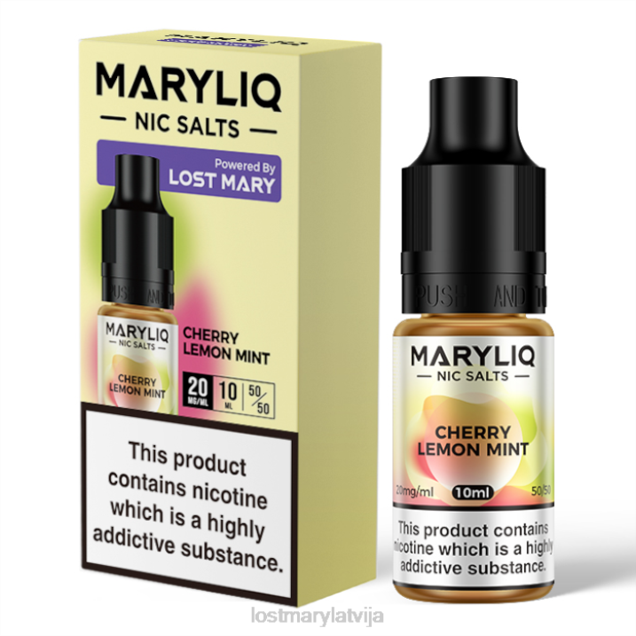 T0VH209 - Lost Mary Vape Flavors - pazudušie maryliq nic sāļi - 10ml ķirsis