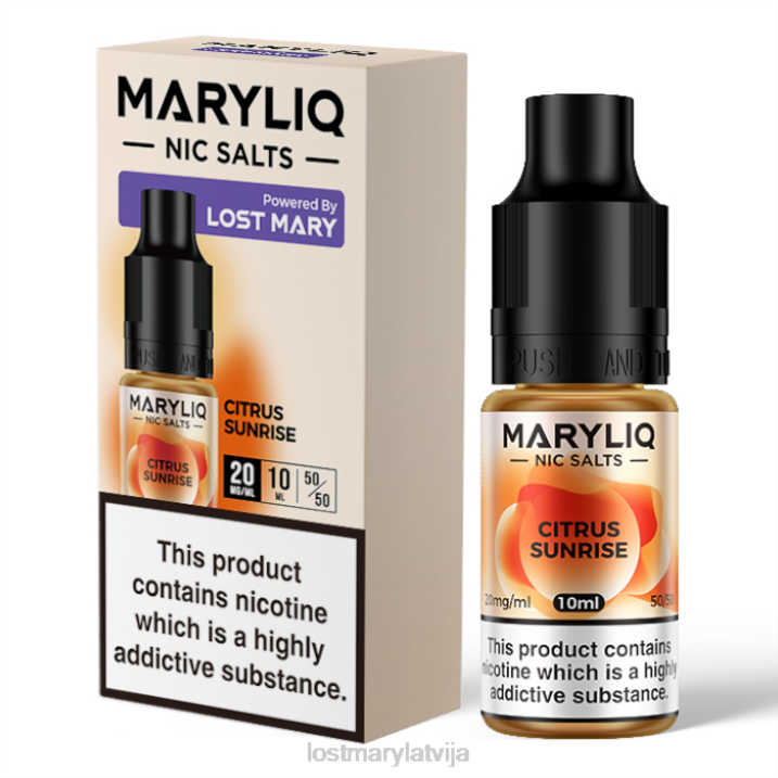 T0VH210 - Lost Mary Flavors - pazudušie maryliq nic sāļi - 10ml citrusaugļi