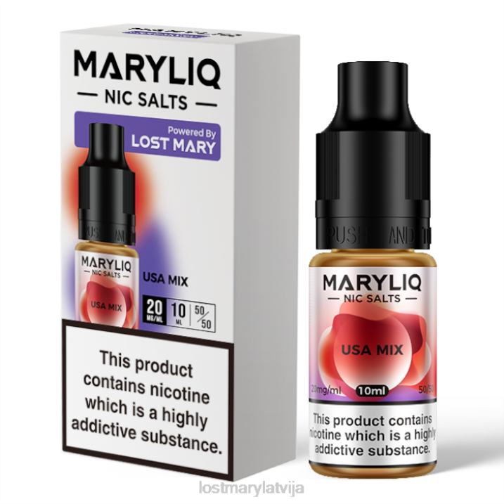 T0VH219 - Lost Mary Vape Flavors - pazudušie maryliq nic sāļi - 10ml ASV maisījums