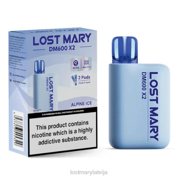 T0VH186 - Lost Mary Online Store - pazaudēta Marija dm600 x2 vienreizējās lietošanas vape Alpu ledus