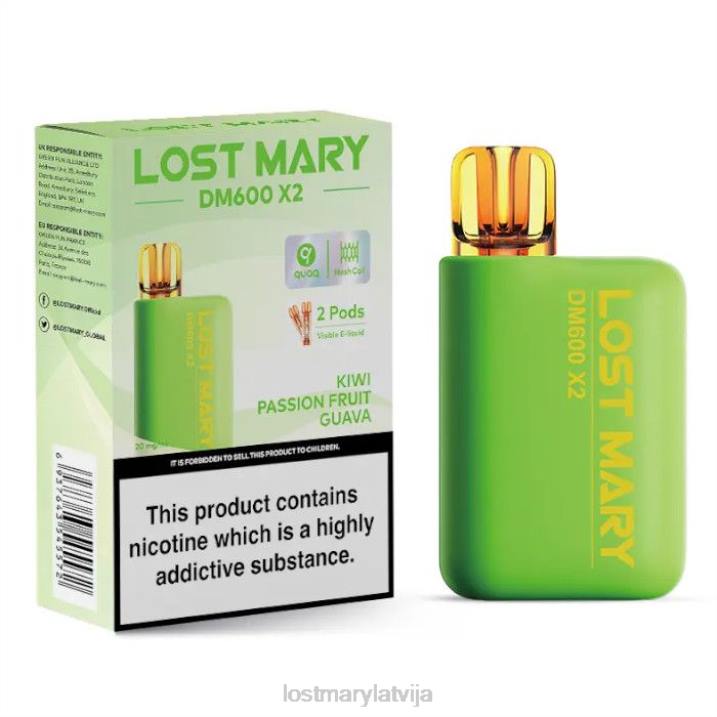 T0VH193 - Lost Mary Vape Sale - pazaudēta Marija dm600 x2 vienreizējās lietošanas vape kivi marakujas gvajava