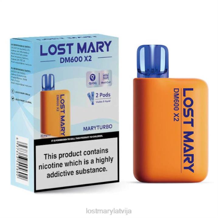 T0VH195 - Lost Mary Online - pazaudēta Marija dm600 x2 vienreizējās lietošanas vape maryturbo