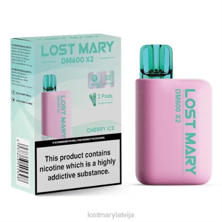 T0VH203 - Lost Mary Vape Sale - pazaudēta Marija dm600 x2 vienreizējās lietošanas vape ķiršu ledus